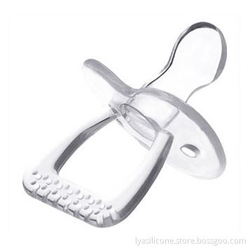 Baby pacifier made of BPA free soft silicone, sooth feel to baby, OEM manufacturer